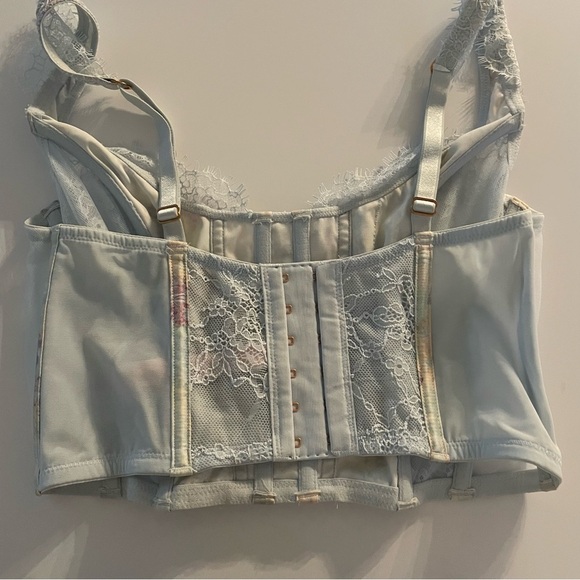 New! Victoria's Secret Dream Angels Pale Pastel Lace Corset Bra Top 22819 - Picture 5 of 15
